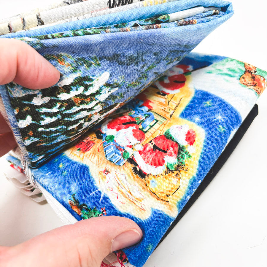 Festive Holiday Scenes & Stuff Fabric Remnants Bundle