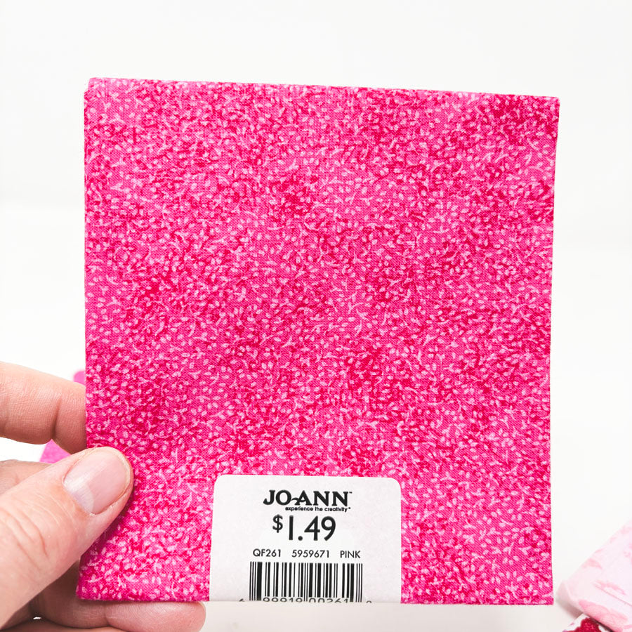 Pink Cotton Quarter Flats - Pick a Design