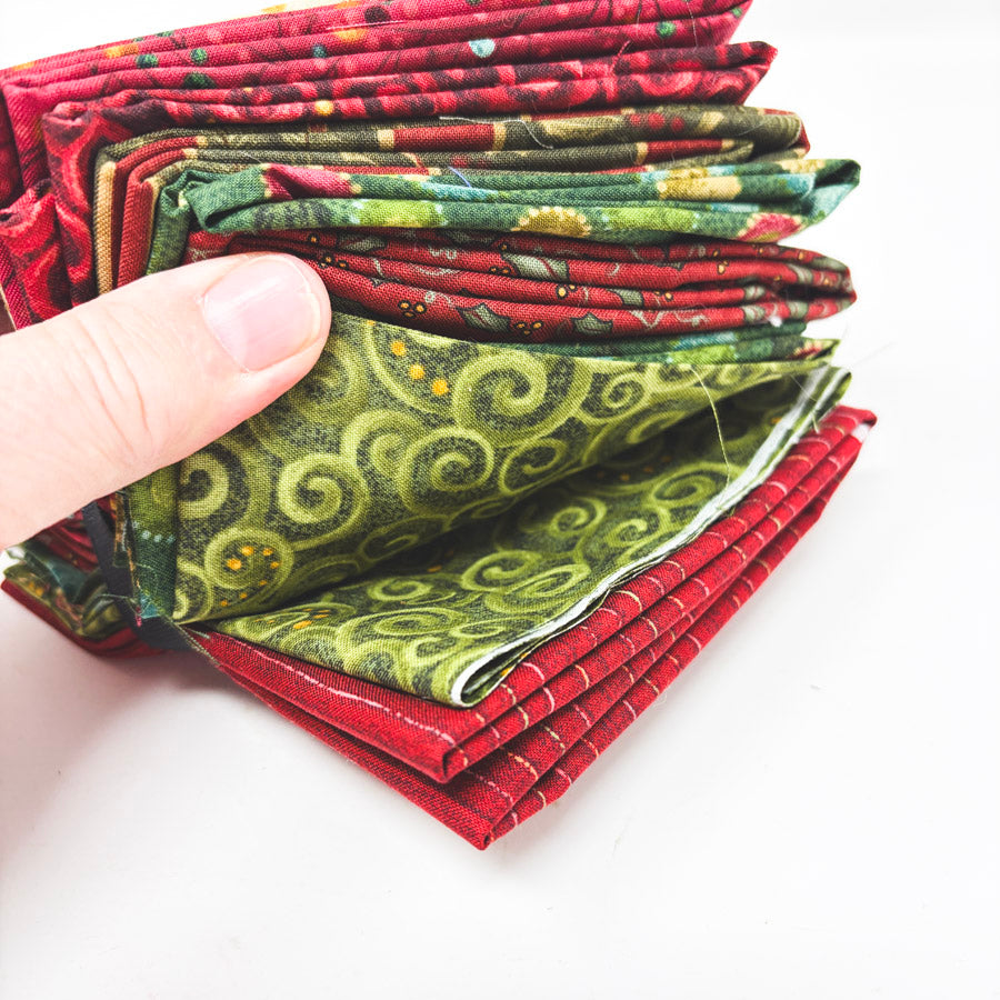 Christmas Quilter Holiday Fabric Remnants Bundle