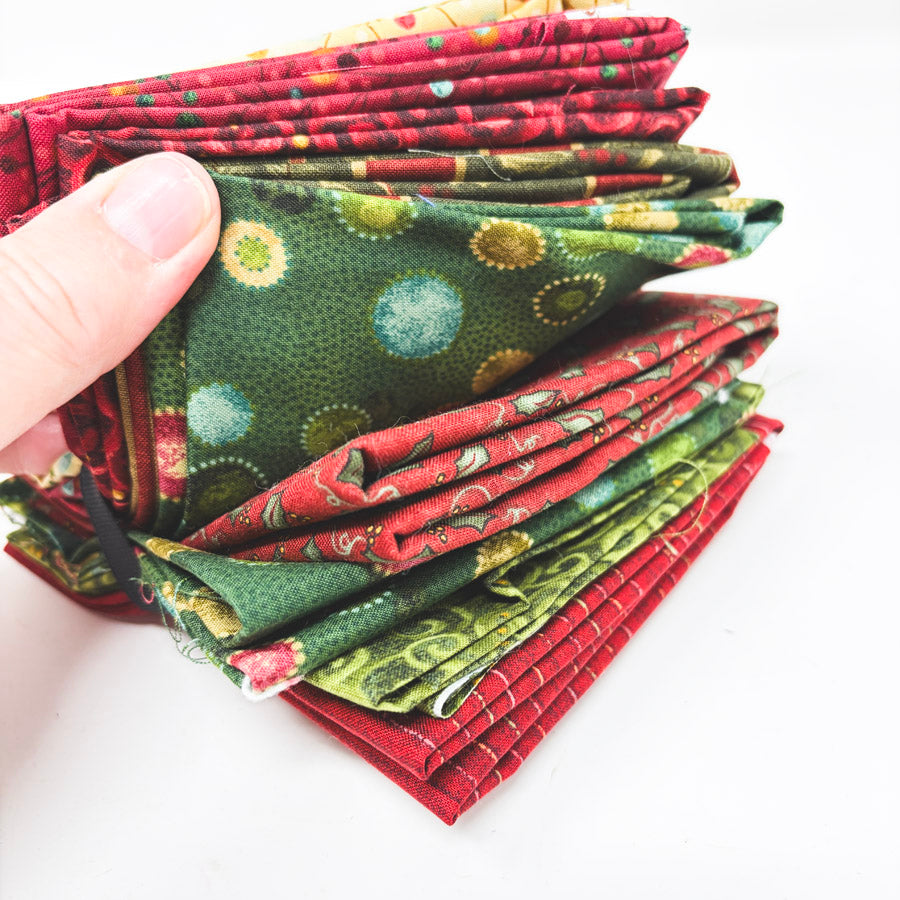 Christmas Quilter Holiday Fabric Remnants Bundle