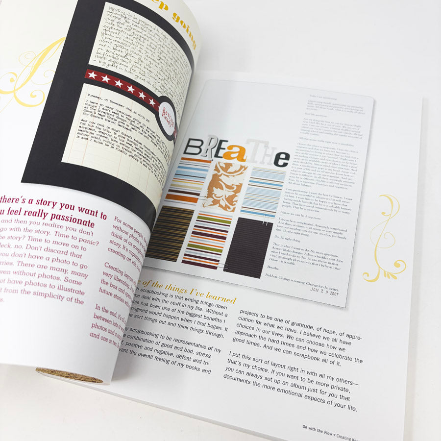 Life Artist Scrapbooking Life's Journey Book by Ali Edwards