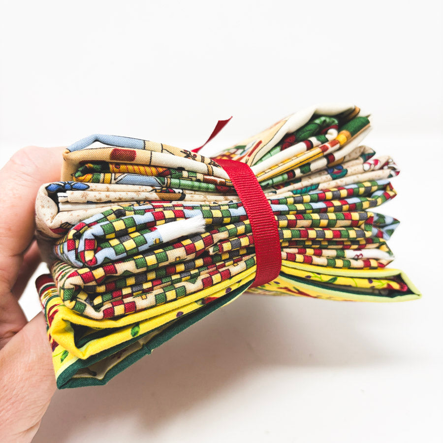 Debbie Mumm & Friend Holiday Fabric Remnants Bundle