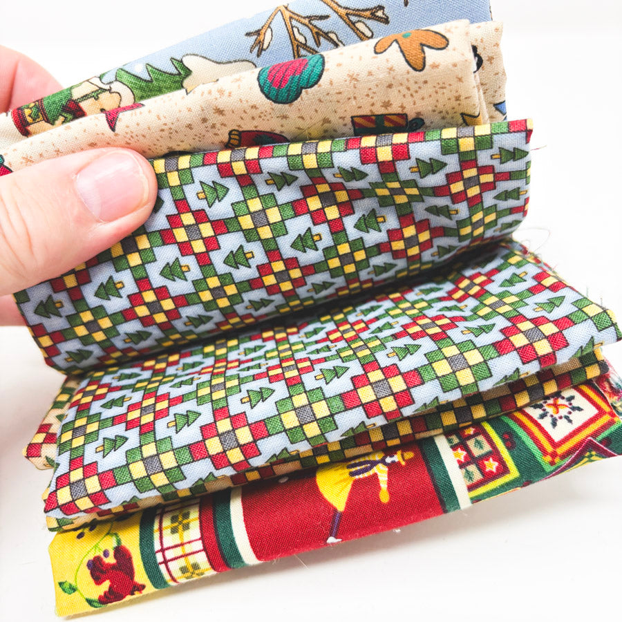 Debbie Mumm & Friend Holiday Fabric Remnants Bundle