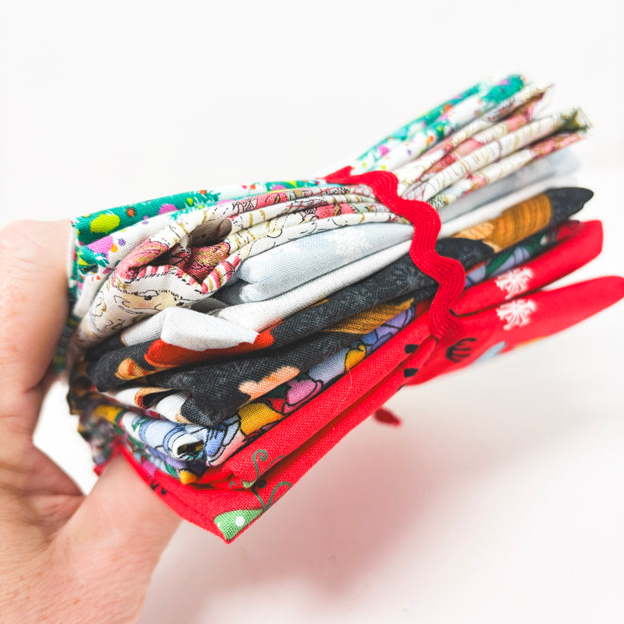 Novelty Prints Holiday Fabric Remnants Bundle