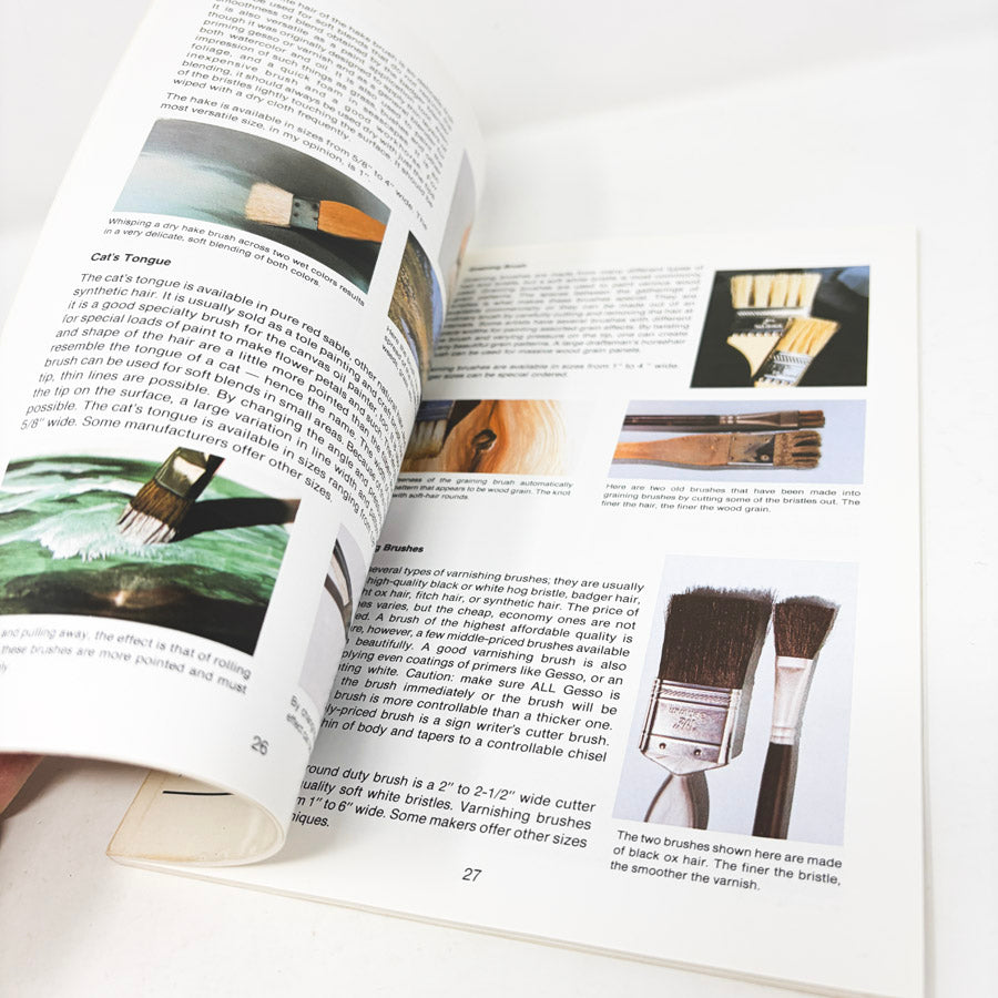 Walter Foster Oil Painting Materials and Their Uses Booklet