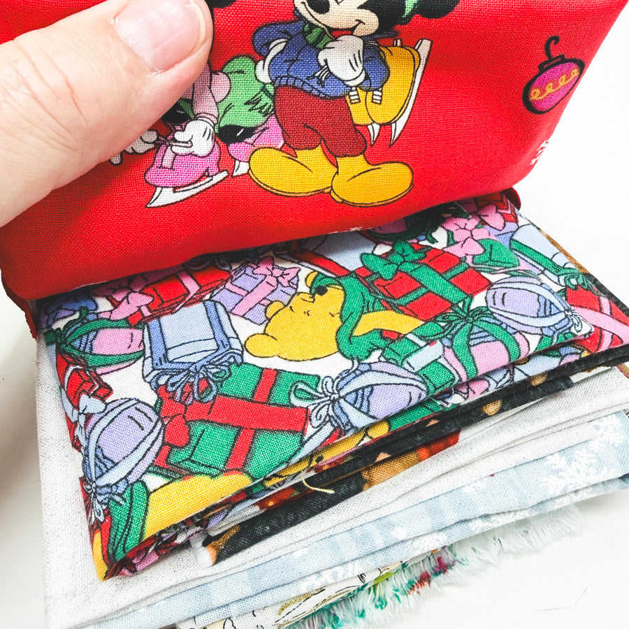Novelty Prints Holiday Fabric Remnants Bundle