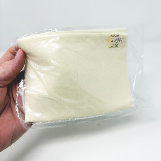 50 Count 6" x 35.5" Linen Fabric - Cream