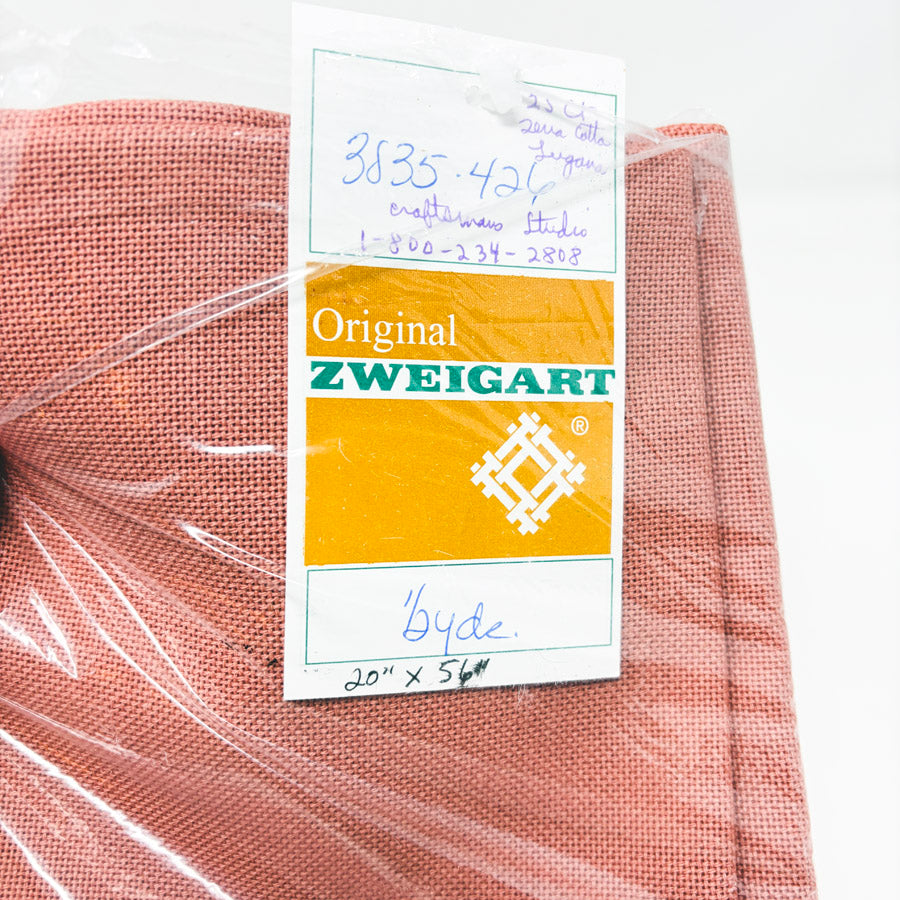 25 Count 20" x 56" Laguna Evenweave - Terra Cotta