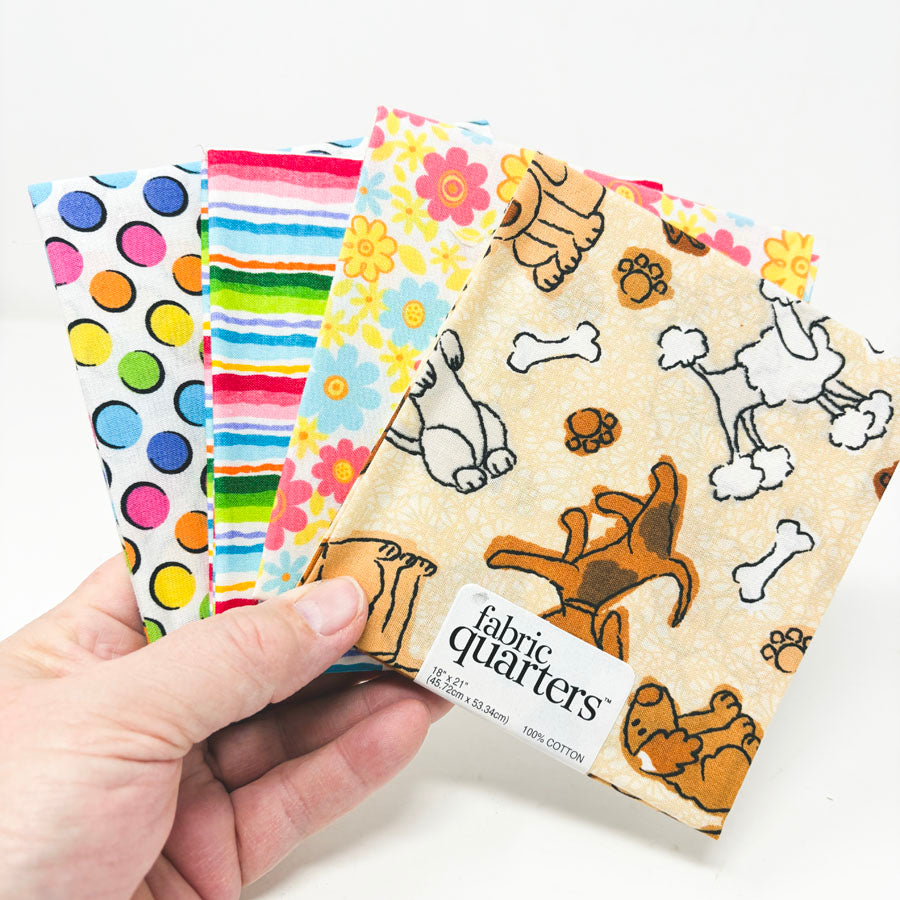 Novelty Cotton Quarter Flats - Pick a Design