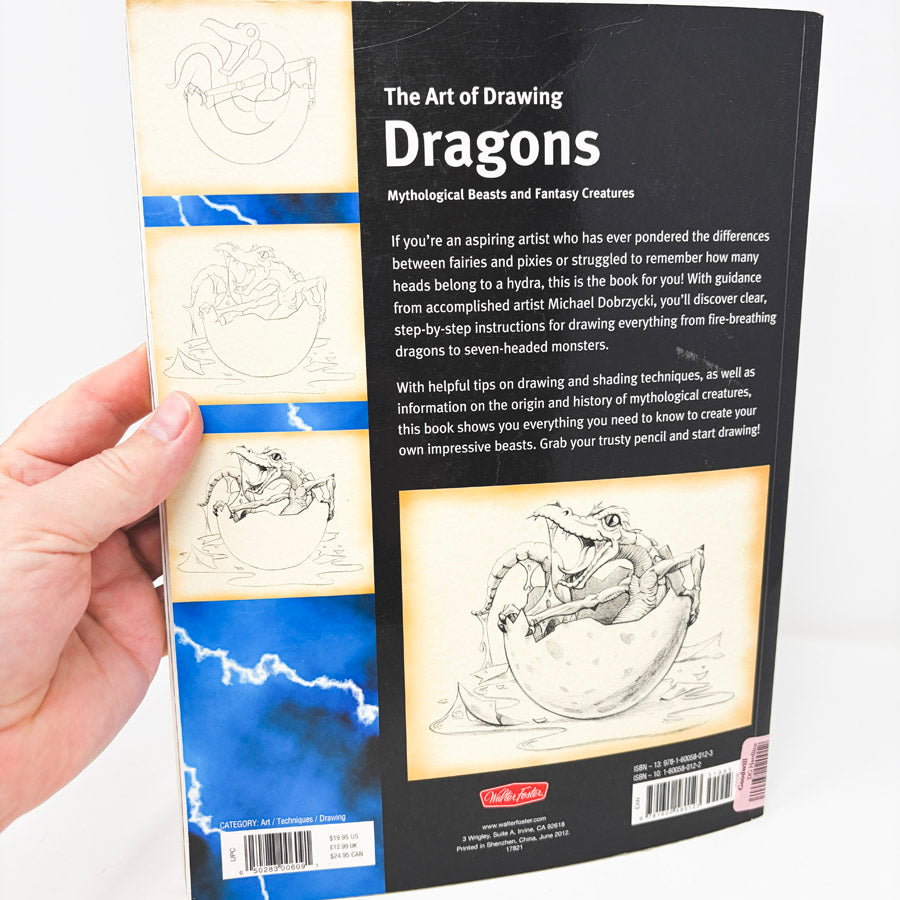 The Art of Drawing Dragons Book by Michael Dobrzycki