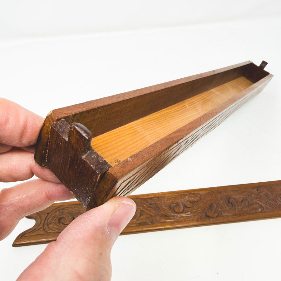 Wood Carved Incense Box