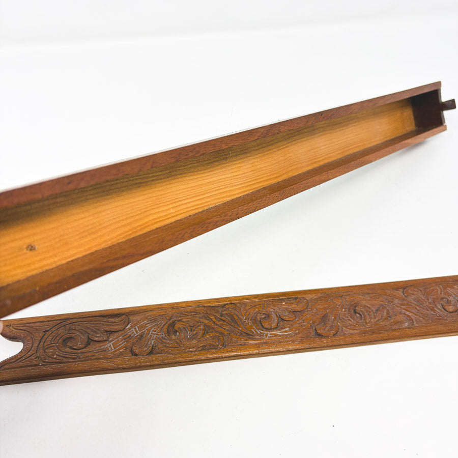 Wood Carved Incense Box