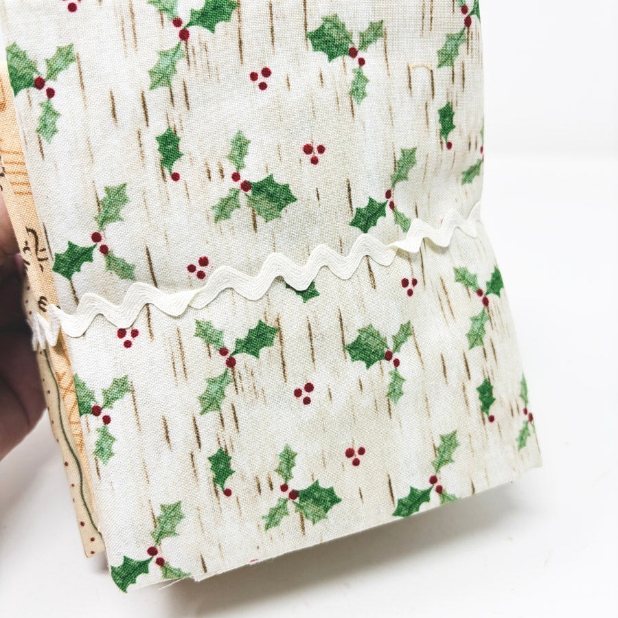 Neutral Novelty Holiday Fabric Remnants Bundle