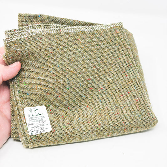 16 Count 25.5" x 27" Heatherfield Evenweave Fabric - Hickory