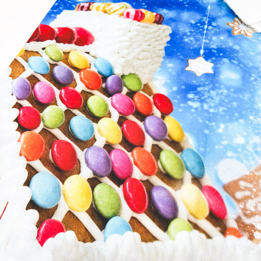 23" x 30" Peppermint Lane Fabric Panel by Hoffman Fabrics