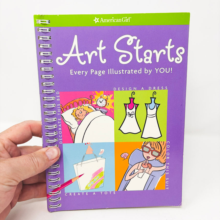 Art Starts: Every Page Illustrated by YOU Book by American Girl