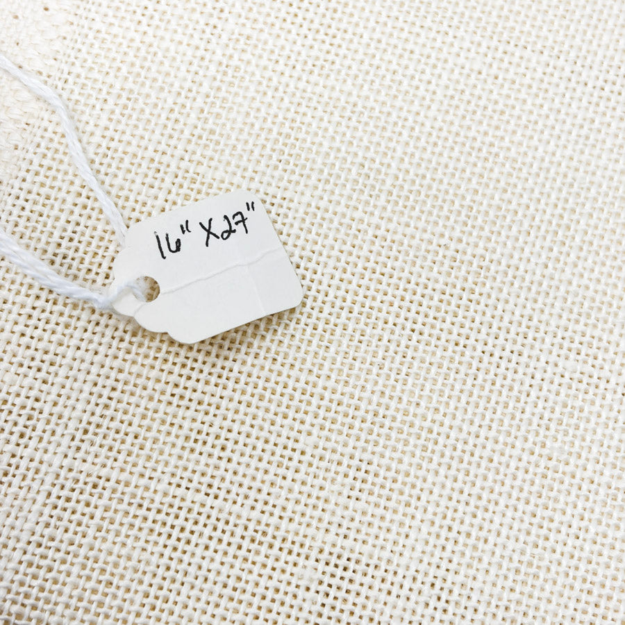 19 Count 16" x 27" Cork Linen Fabric - Cream
