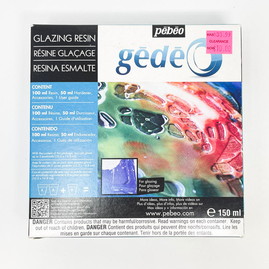 Pebeo Gedeo Glazing Resin Kit