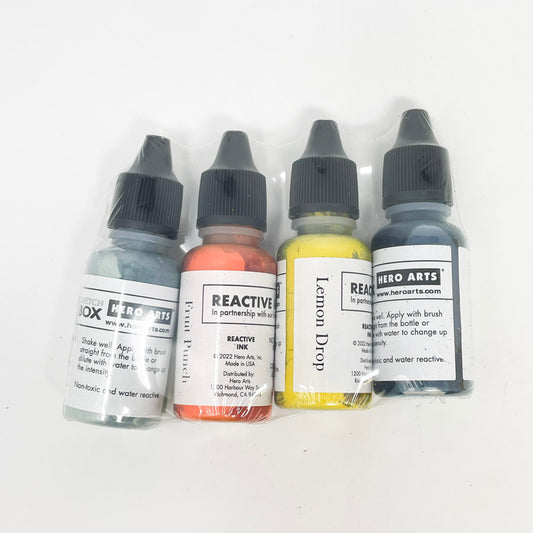Hero Arts Reactive Ink and Liquid Watercolors