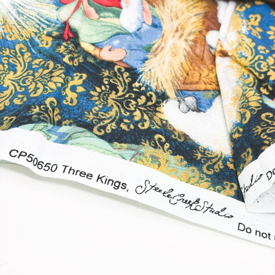 42" x 53" We Three Kings Fabric by Steele Creek Studio