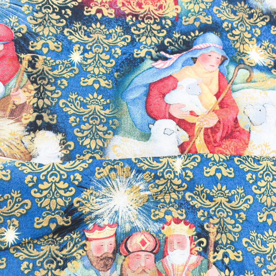 42" x 53" We Three Kings Fabric by Steele Creek Studio