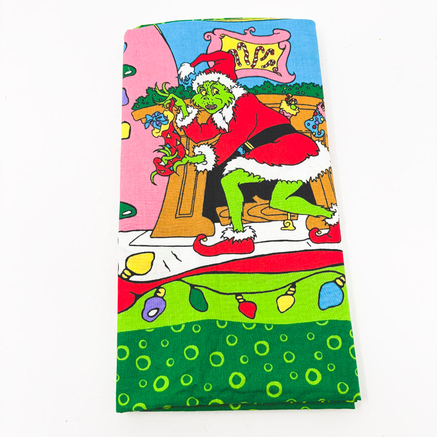 42" x 34" Grinch Fabric (4 Panels)
