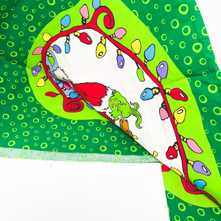 42" x 34" Grinch Fabric (4 Panels)