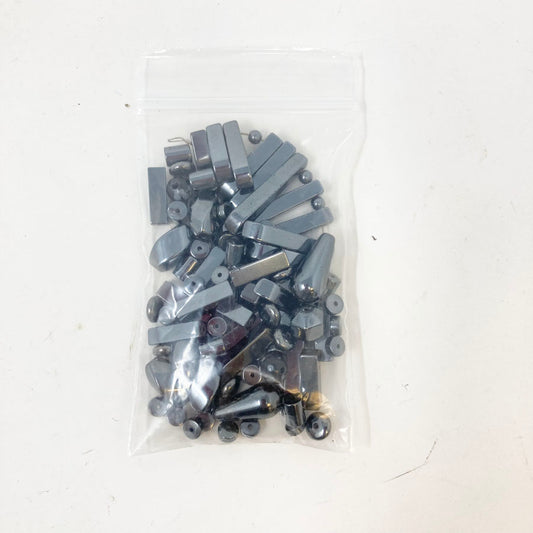 Charcoal Plastic Beads Bundle