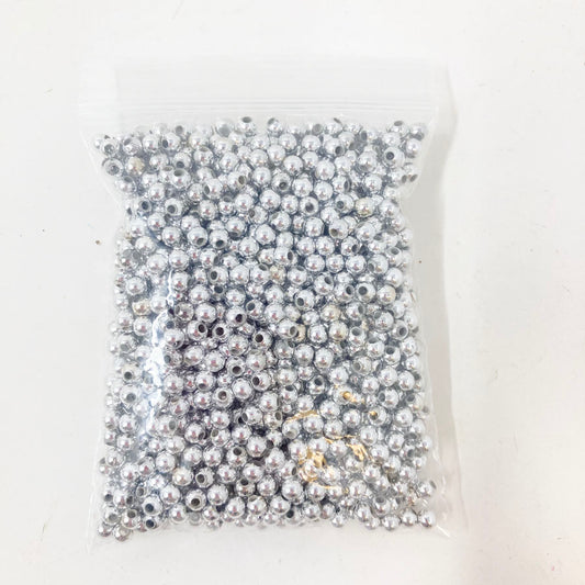 Silver Plastic Bead Bundle