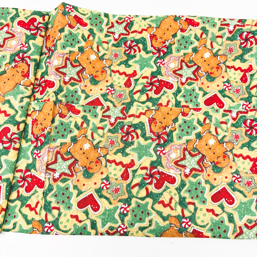 1 yd x 42" Gingerbread Cookies Fabric by Susan Winget