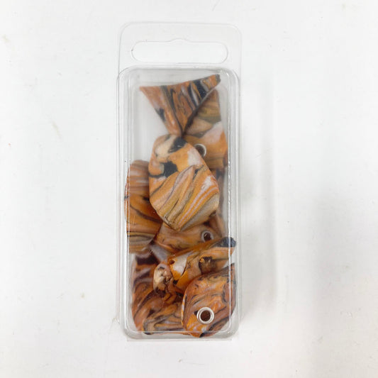 Tiger Pattern Clay Bead Bundle