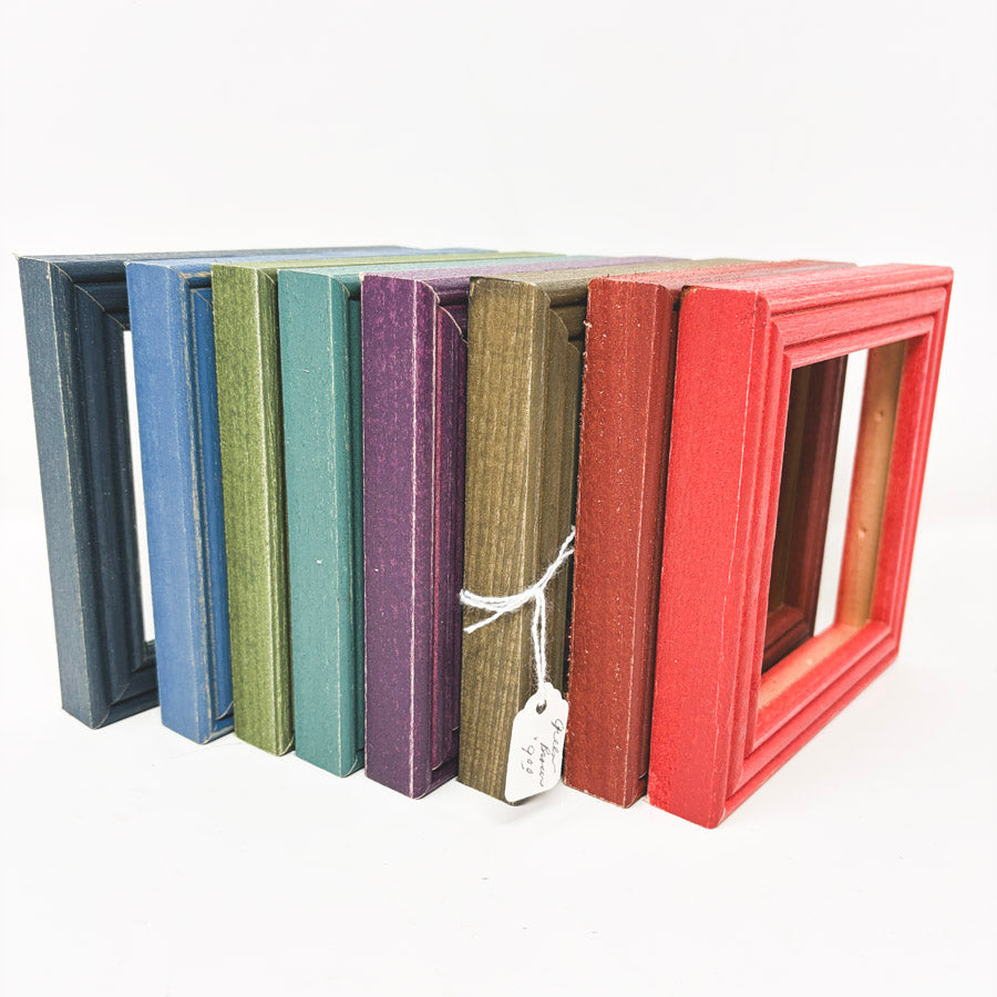 Square Matte Finish Distressed Color Frames – 4-3/8" Opening