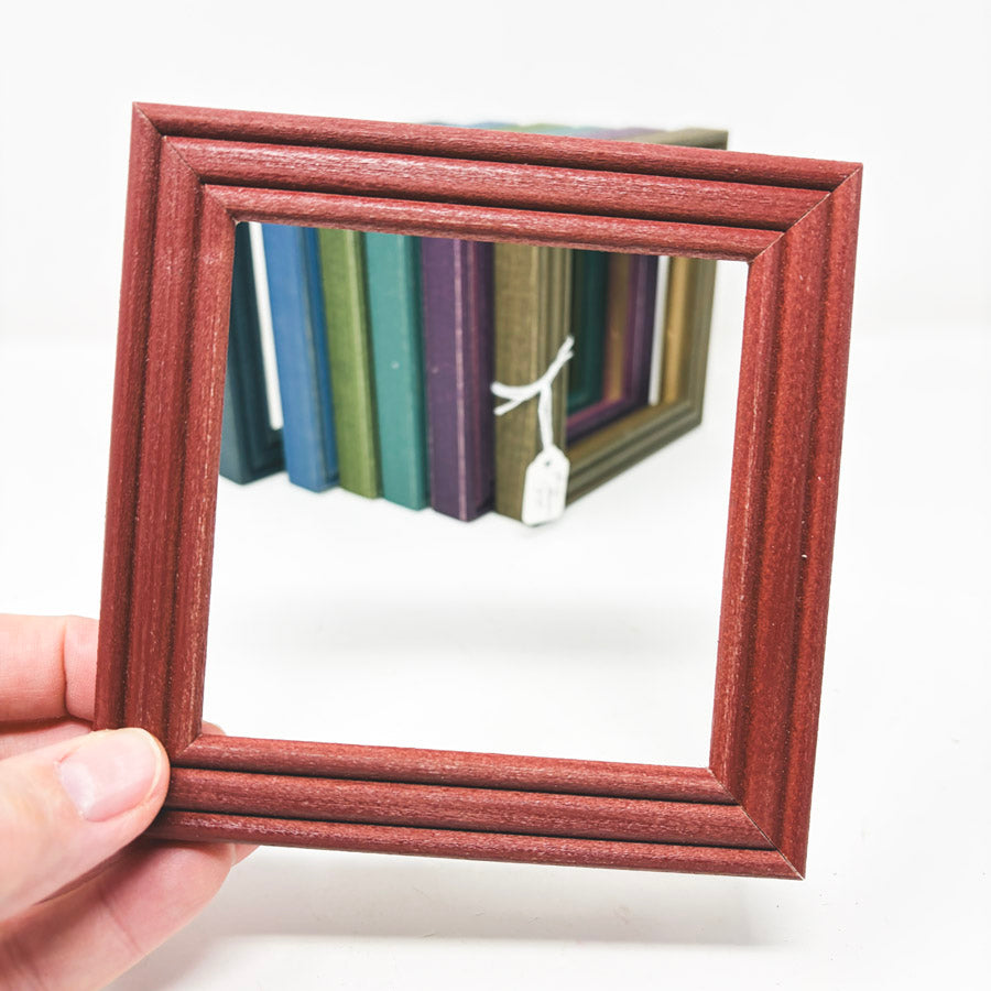 Square Matte Finish Distressed Color Frames – 4-3/8" Opening