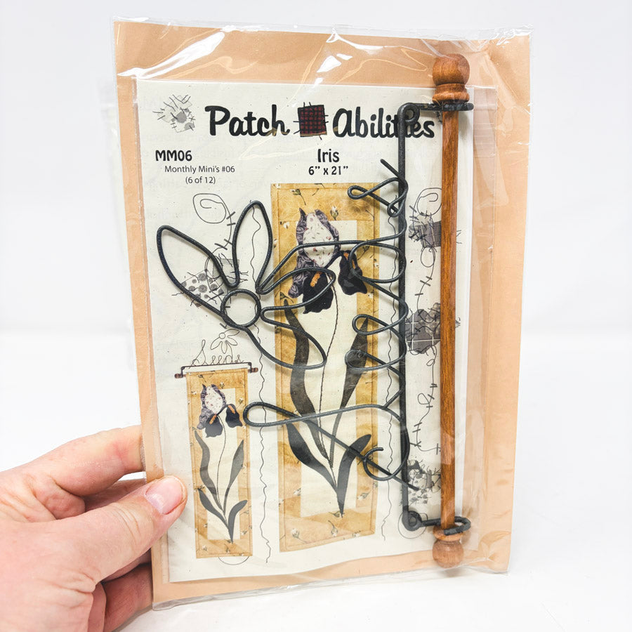 Iris (MM06) Patch Abilities Monthly Minis Hanging Quilt Kit