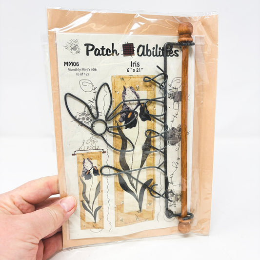 Iris (MM06) Patch Abilities Monthly Minis Hanging Quilt Kit