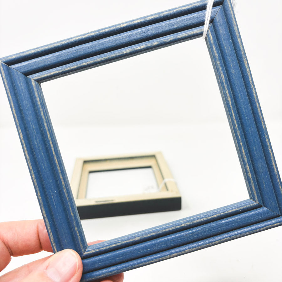 Square Matte Finish Distressed Color Frames – 4-3/8" Opening