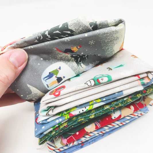 Playful Winter Pattern Fabric Bundle