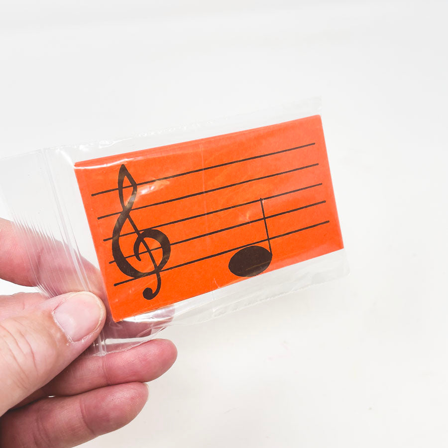 Vintage Music Note Flash Cards