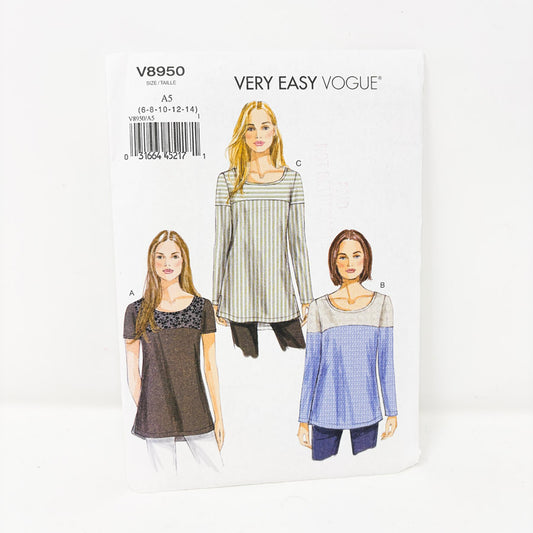 2013 Very Easy Vogue Sewing Pattern V8950 Size 6 - 14