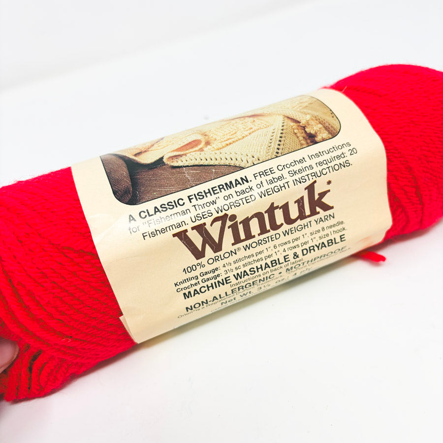 Wintuck Red Yarn by Caron