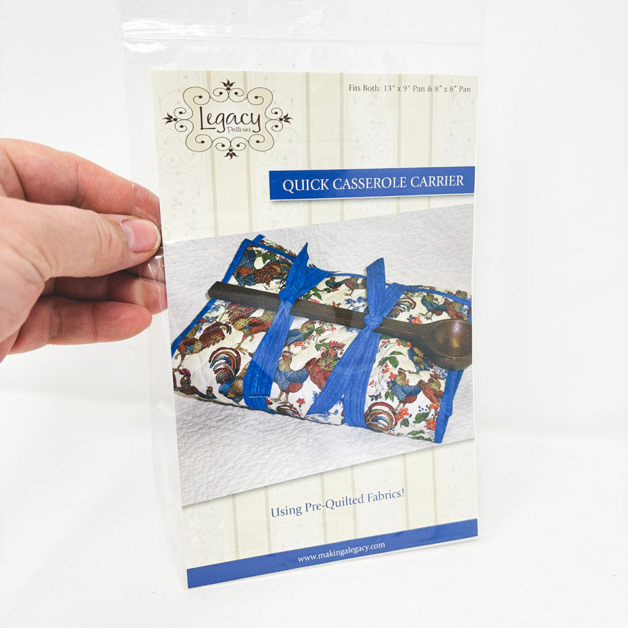 Legacy Sewing Pattern Quick Casserole Carrier