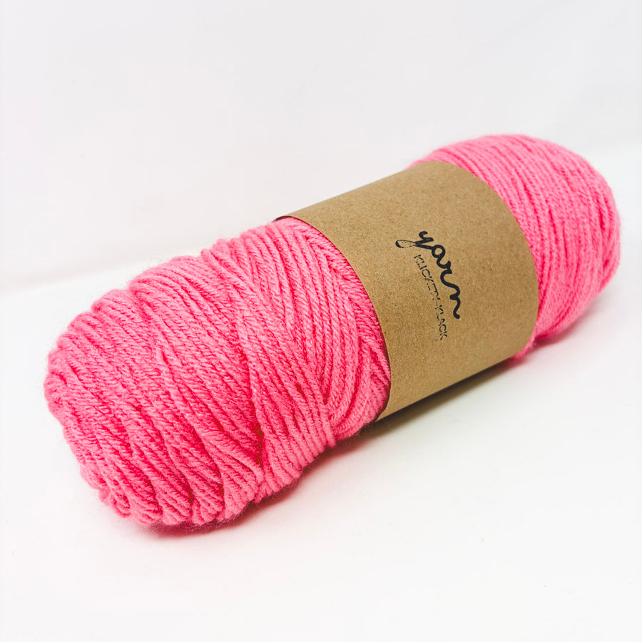 Rose Pink Unmarked Yarn