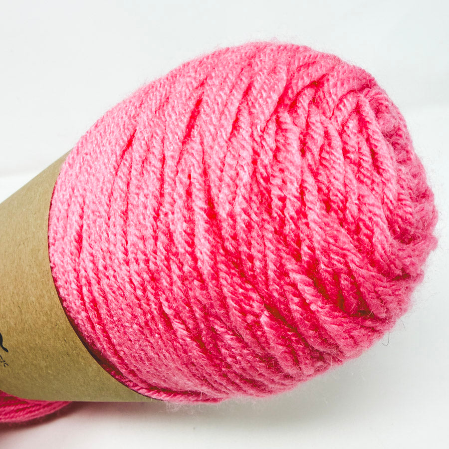 Rose Pink Unmarked Yarn