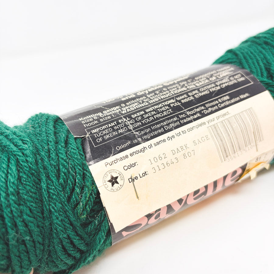 Sayelle - 1062 Dark Green Worsted Weight Yarn