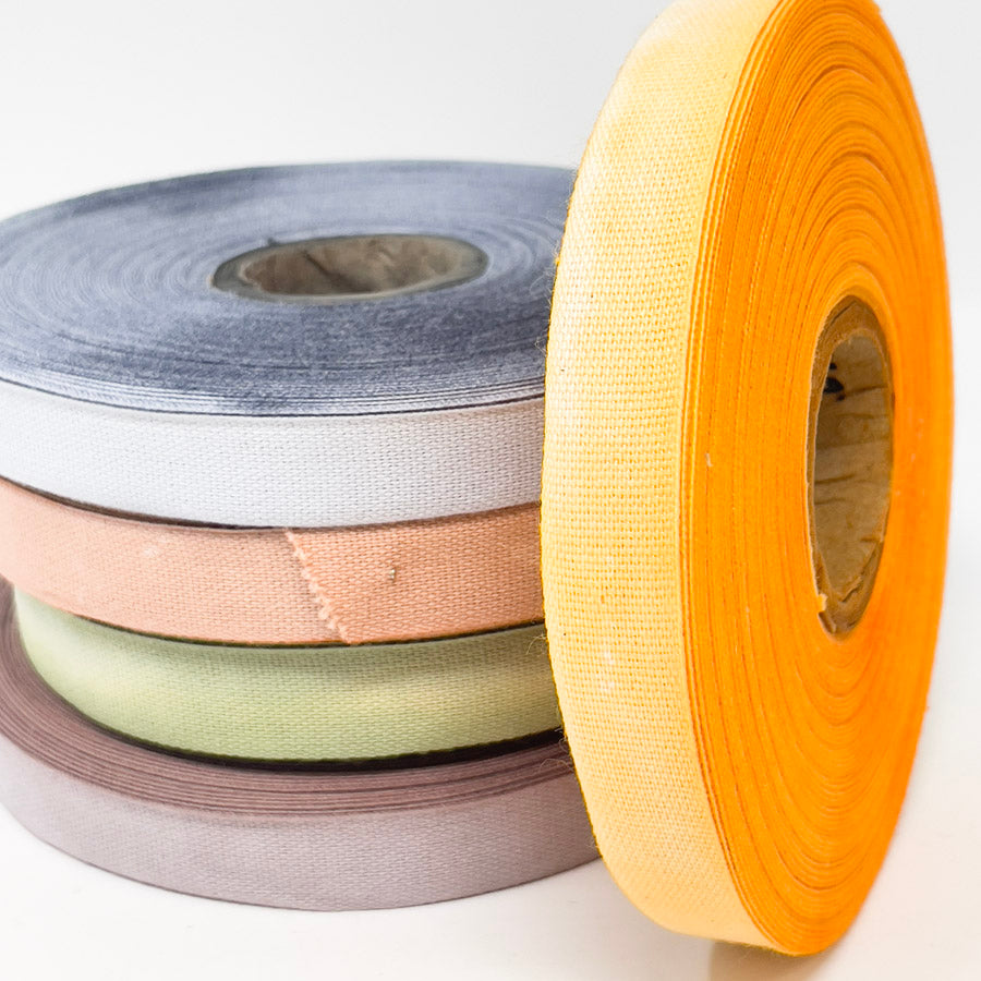 NEW // Hand Dyed 5/8" Cotton Twill Tape - by the yard