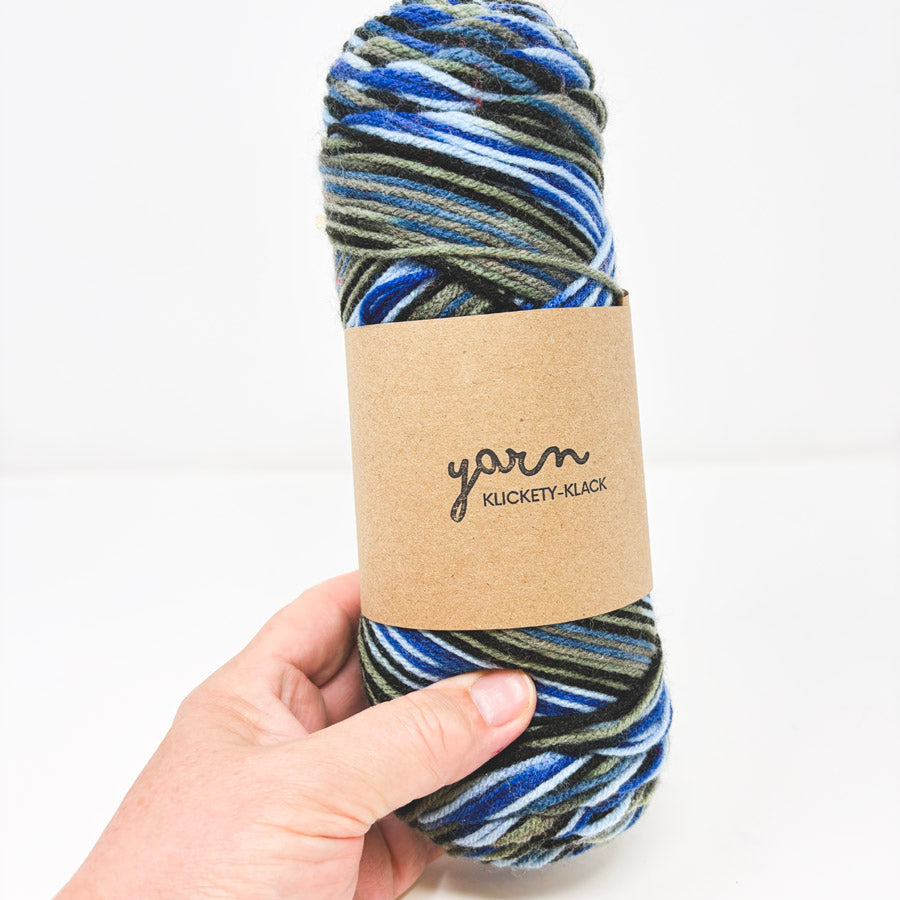 Blue/Grey/Black Unmarked Yarn (Copy)