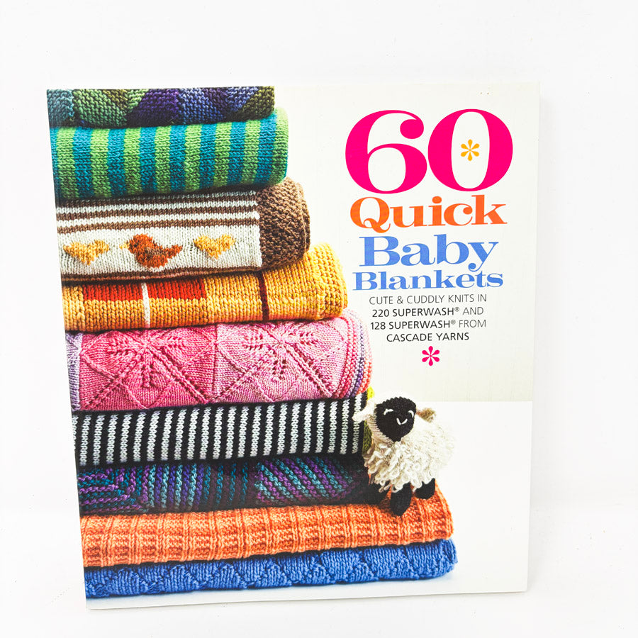 60 Quick Baby Blankets Book by Cascade Yarns
