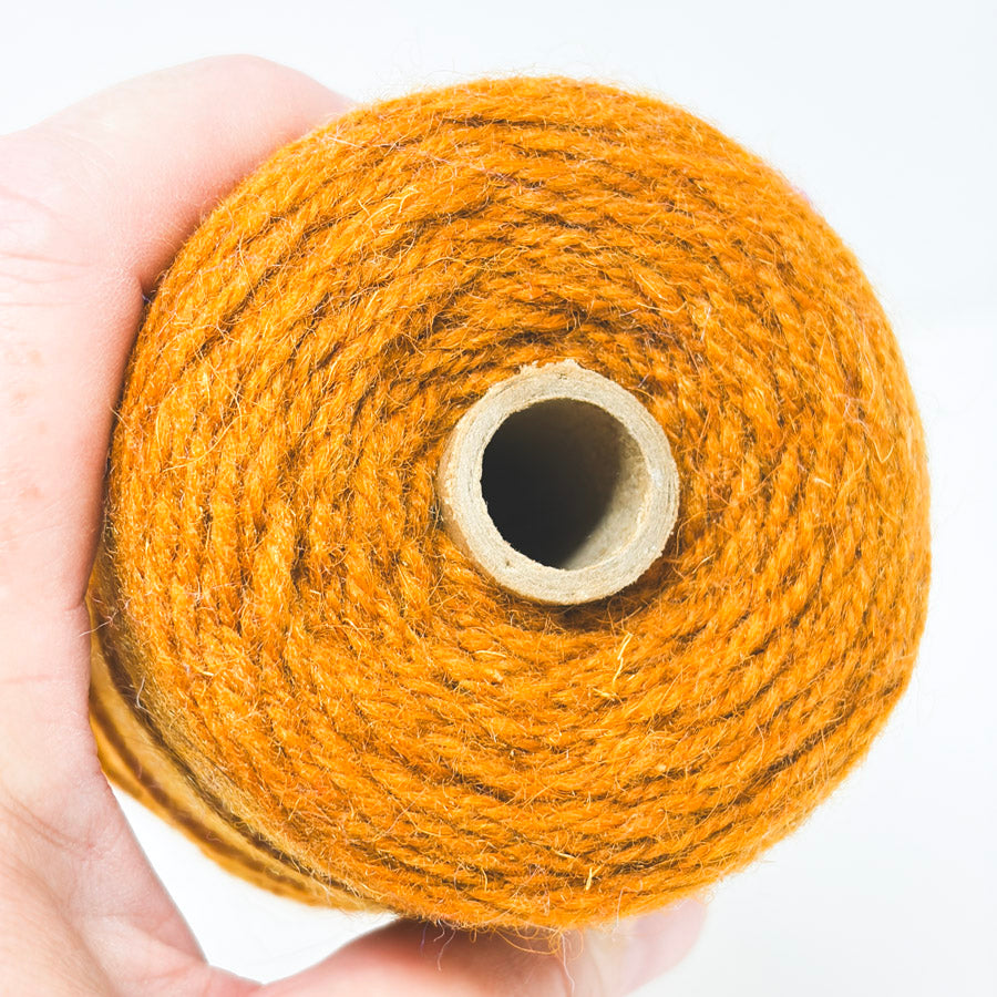 Mustard Yellow Spooled Yarn
