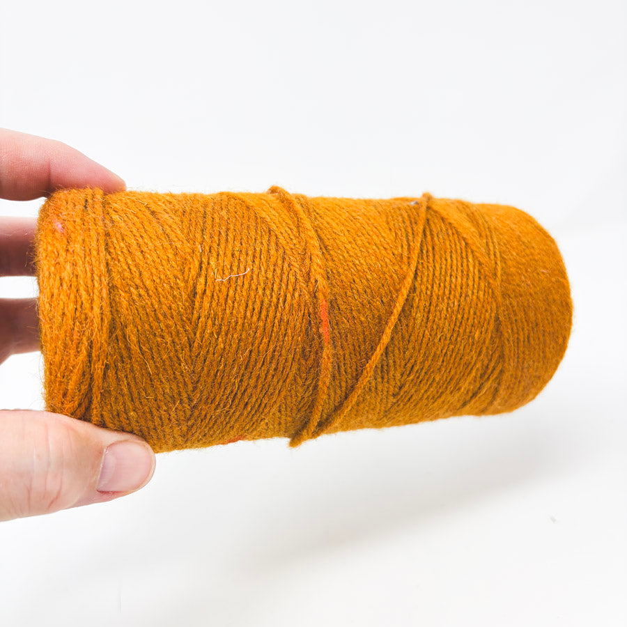 Mustard Yellow Spooled Yarn