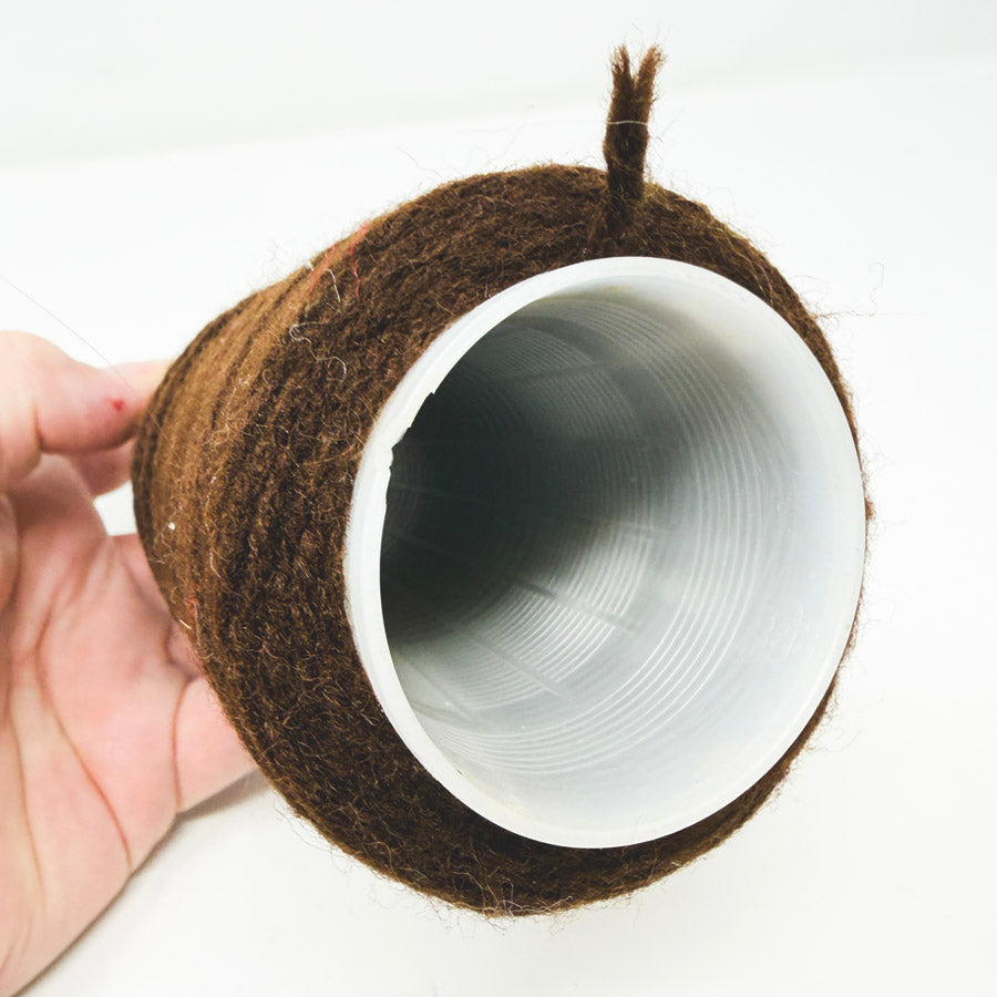 Dark Brown Spooled Yarn